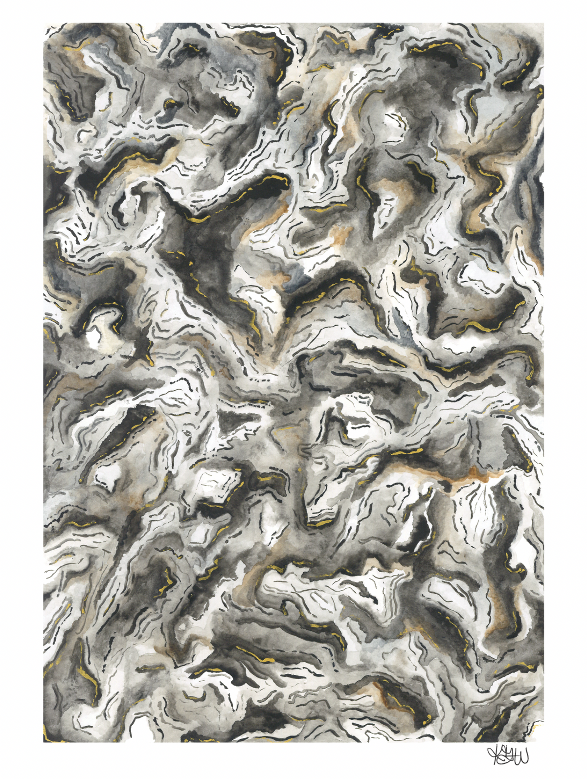 'grief' art print