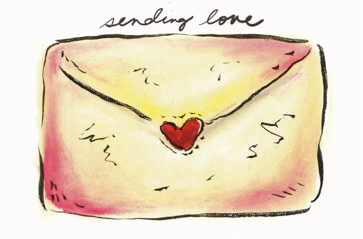 "Sending Love" Postcard