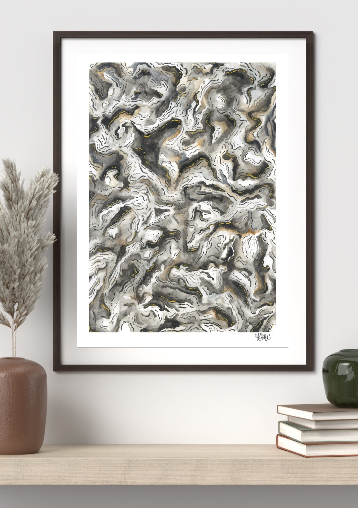 'grief' art print